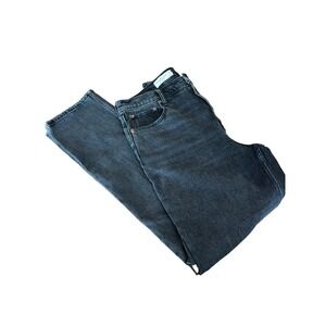 Y2K Abercrombie & Fitch black '90s Straight Ultra High Rise Jeans Size 29-31.5-8